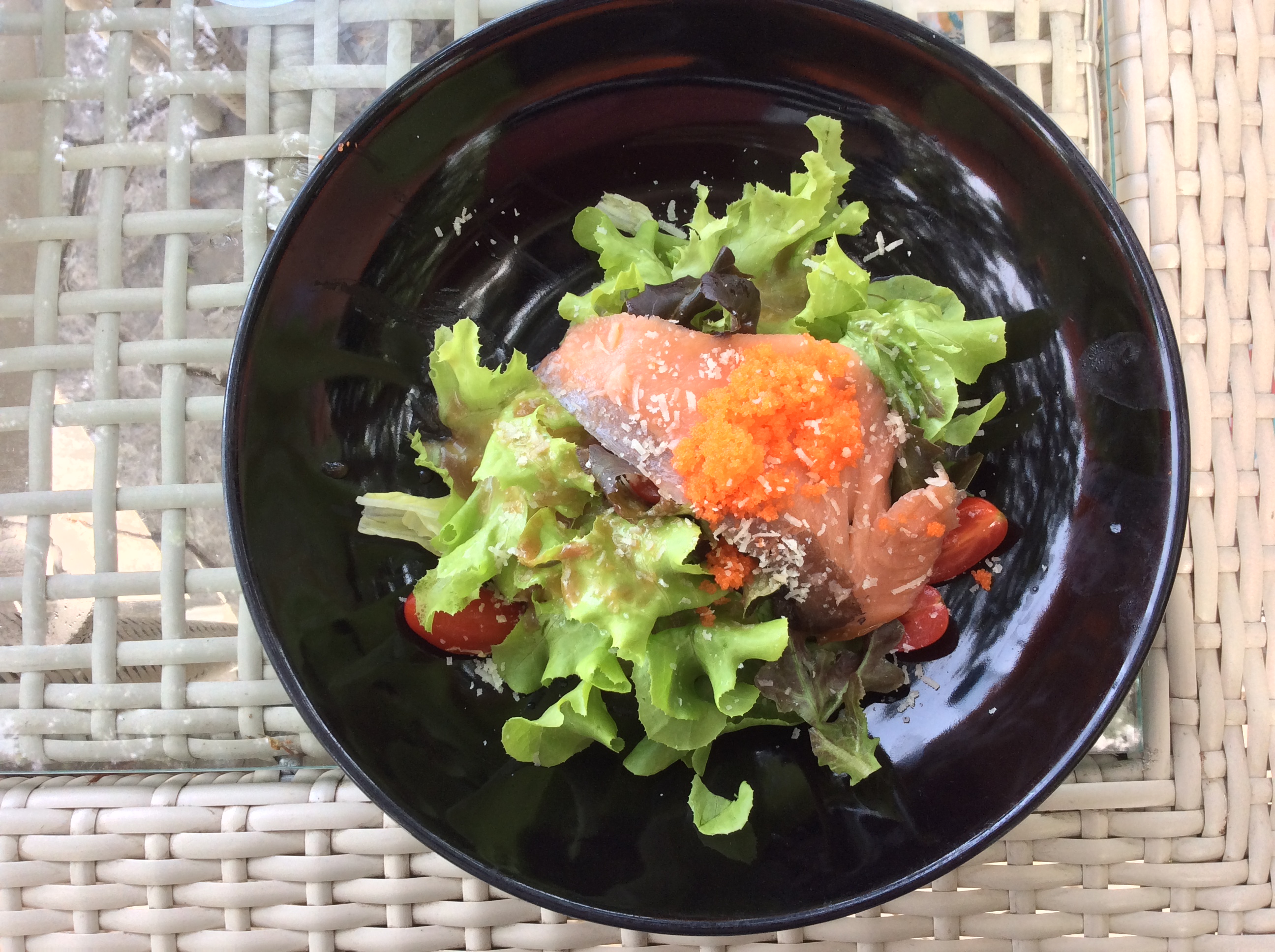 Smoked Salmon Salad @ The sky gallery Pattaya
