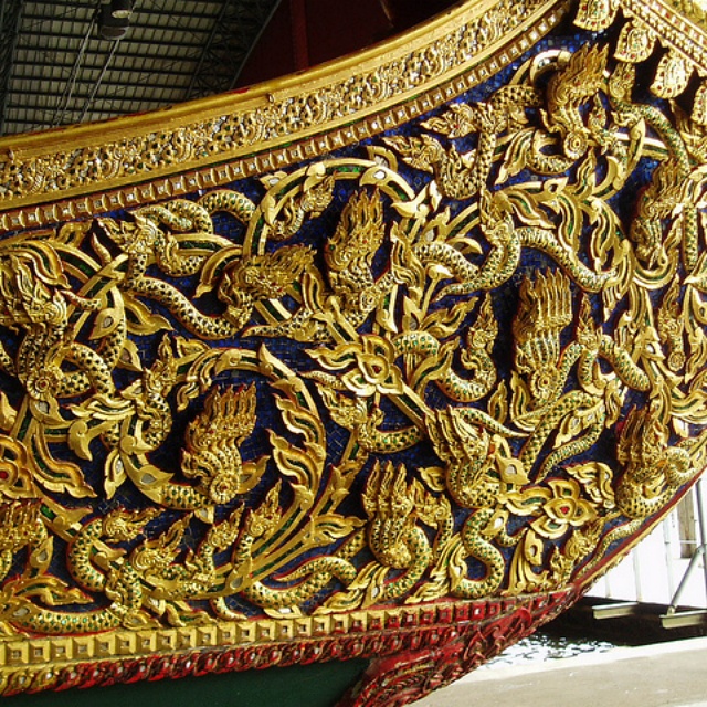 Amazing Thai craftmanship at the Royal Barge National Museum Bangkok